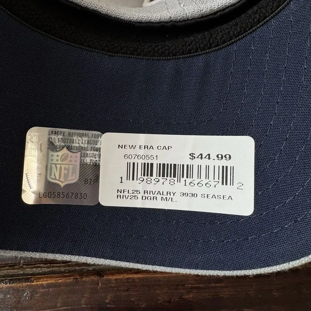 Seattle Seahawks New Era Rivalries Collection Sideline 39THIRTY Hat